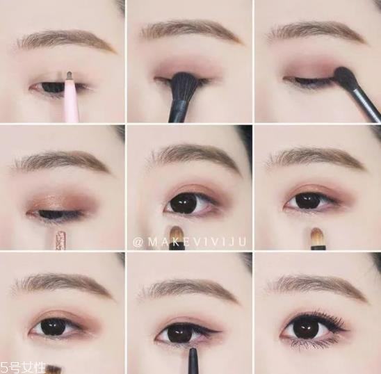 画眼妆的步骤 大眼妆的画法步骤图 画眼妆的步骤 大眼妆的画法步骤图