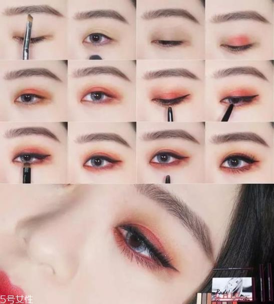 画眼妆的步骤 大眼妆的画法步骤图 画眼妆的步骤 大眼妆的画法步骤图