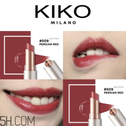 Kiko 17年新系列509试色 红豆奶茶真人色号展示