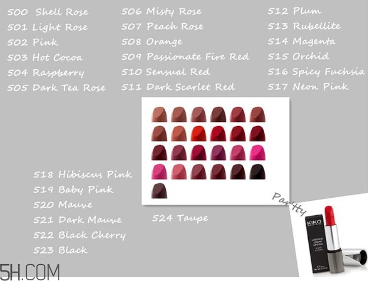 Kiko 17年新系列509试色 红豆奶茶真人色号展示