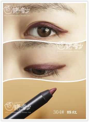 glo ray眼线笔色号_光芮眼线笔试色图 glo ray眼线笔色号_光芮眼线笔试色图