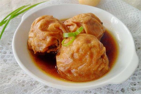 水面筋包肉的做法 水面筋有营养吗