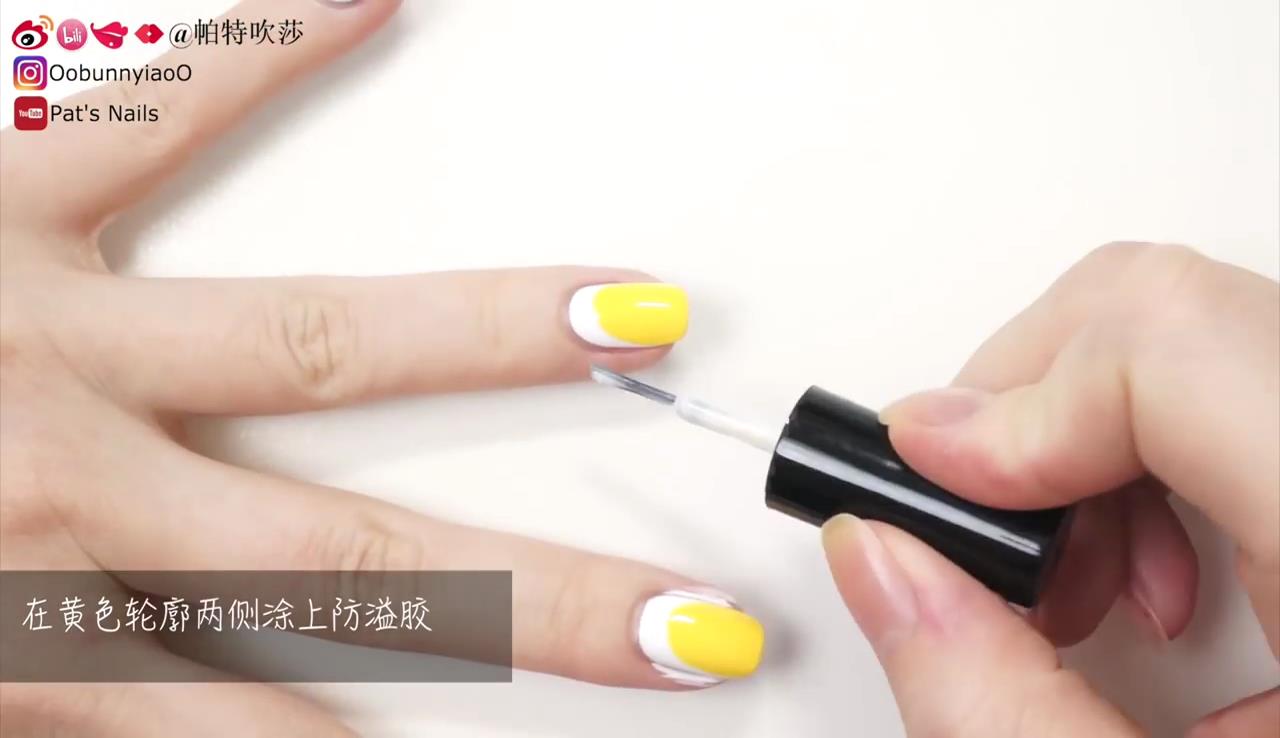 小黄人美甲图片 小黄人美甲教程