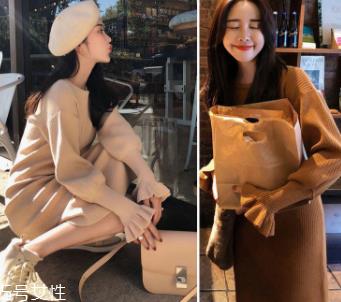 长款毛衣怎么搭配外套?六款毛衣连衣裙怎么搭都好看 长款毛衣怎么搭配外套?六款毛衣连衣裙怎么搭都好看