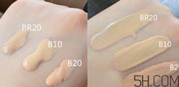 ysl女神粉底液色号 ysl女神粉底液试色