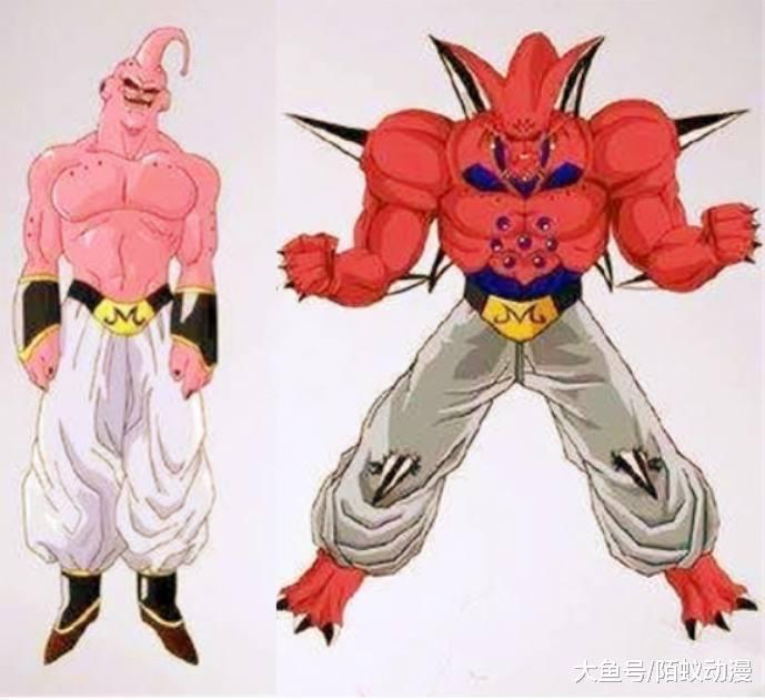 龙珠超, 魔人布欧的4种组合形态, 你能猜出另一半是什么角色吗?