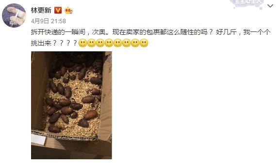 林更新微博吓到粉丝，网友：这是什么？怎么吃？直接嚼？