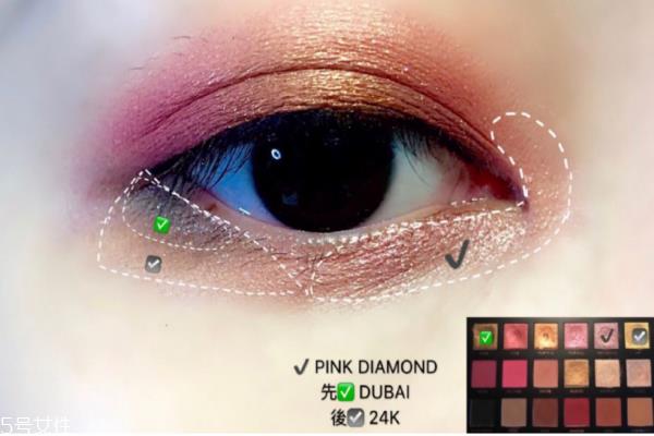 hudabeauty第3代玫瑰眼影盘画法 好驾驭的玫瑰系眼妆 hudabeauty第3代玫瑰眼影盘画法 好驾驭的玫瑰系眼妆