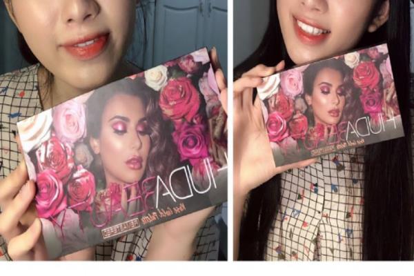 hudabeauty第3代玫瑰眼影盘画法 好驾驭的玫瑰系眼妆 hudabeauty第3代玫瑰眼影盘画法 好驾驭的玫瑰系眼妆