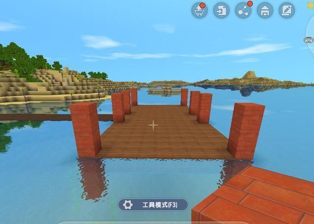 迷你世界:300秒速建“水上别墅”,颜值太高,玩家:想住一辈子