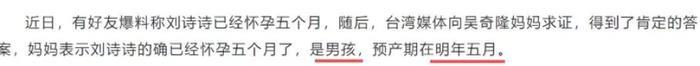 刘诗诗预产期曝光?被婆婆当众diss不能还口