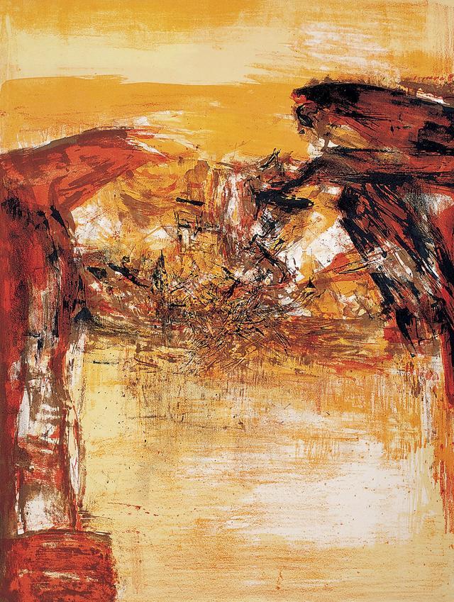 一幅画值几个亿,抽象画艺术大师赵无极画作欣赏