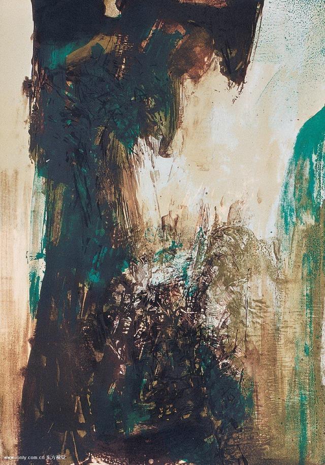 一幅画值几个亿,抽象画艺术大师赵无极画作欣赏