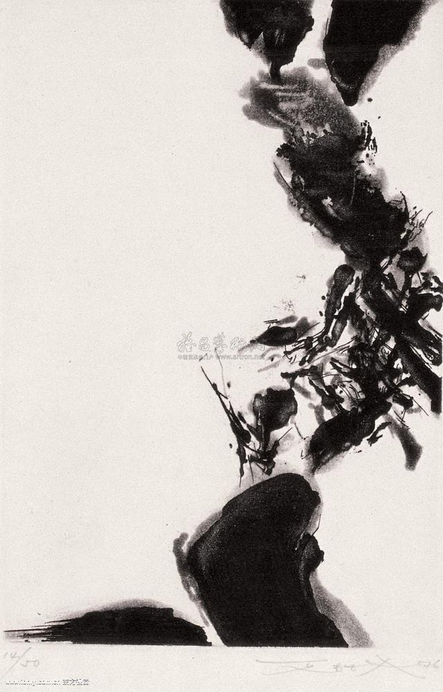 一幅画值几个亿,抽象画艺术大师赵无极画作欣赏