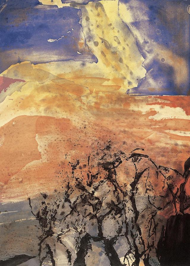 一幅画值几个亿,抽象画艺术大师赵无极画作欣赏