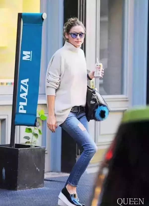 白毛衣搭配丨有一场白色暖流即将来袭,还不快和杨紫一起迎接它!