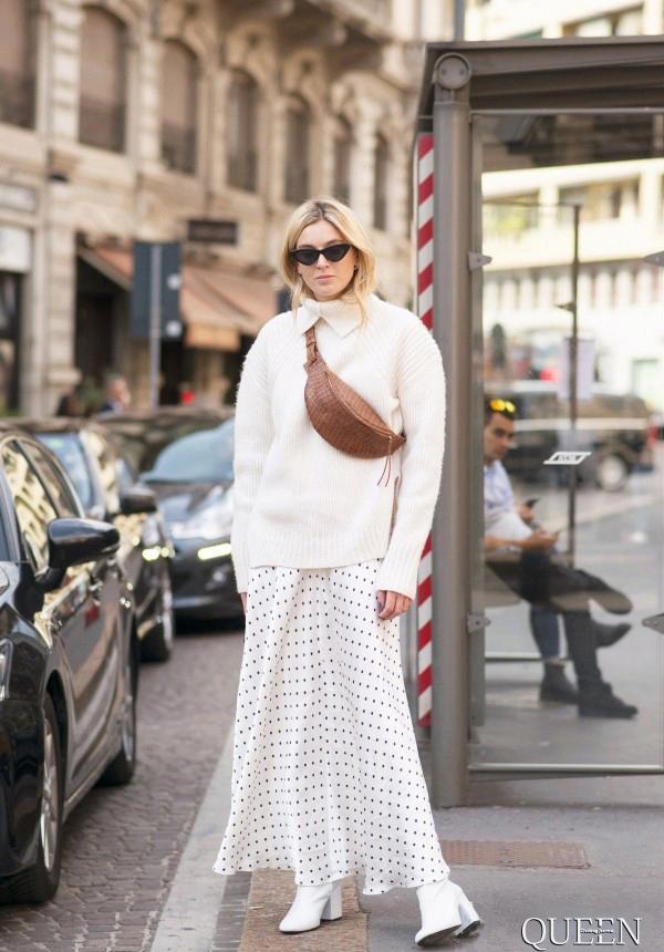 白毛衣搭配丨有一场白色暖流即将来袭,还不快和杨紫一起迎接它!