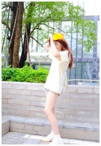 ​林允微博晒美照，清新甜美靓丽十足！