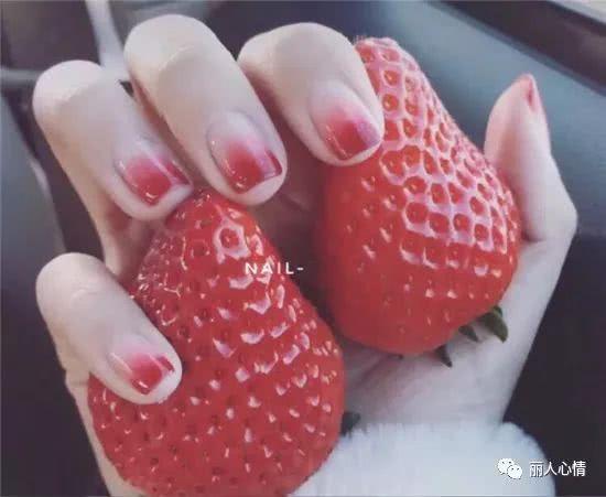 渐变果冻美甲图片大全 少女心泛滥