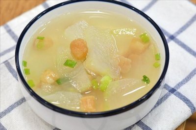 ​干贝冬瓜汤：秋冬宜喝汤，温暖身体，清淡健康