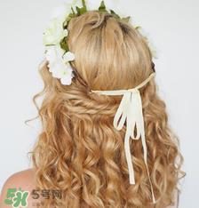 仙系花环半编发发型 半身扭编发教程 仙系花环半编发发型 半身扭编发教程