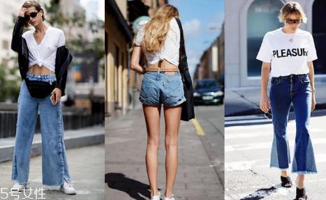 白色t恤下面穿什么？白色t恤下面怎么搭配？