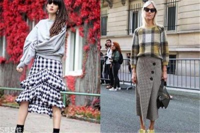 ​秋季半身裙搭配图片 各种魅力随机切换