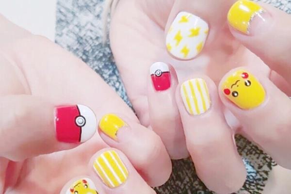 少女心美甲款式图 显手白少女心美甲 少女心美甲款式图 显手白少女心美甲