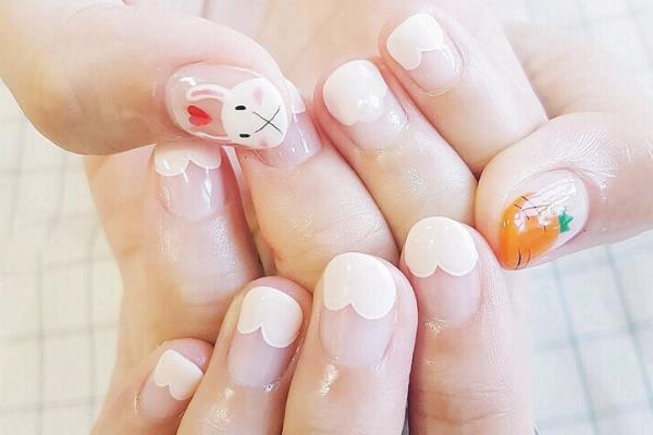 少女心美甲款式图 显手白少女心美甲 少女心美甲款式图 显手白少女心美甲