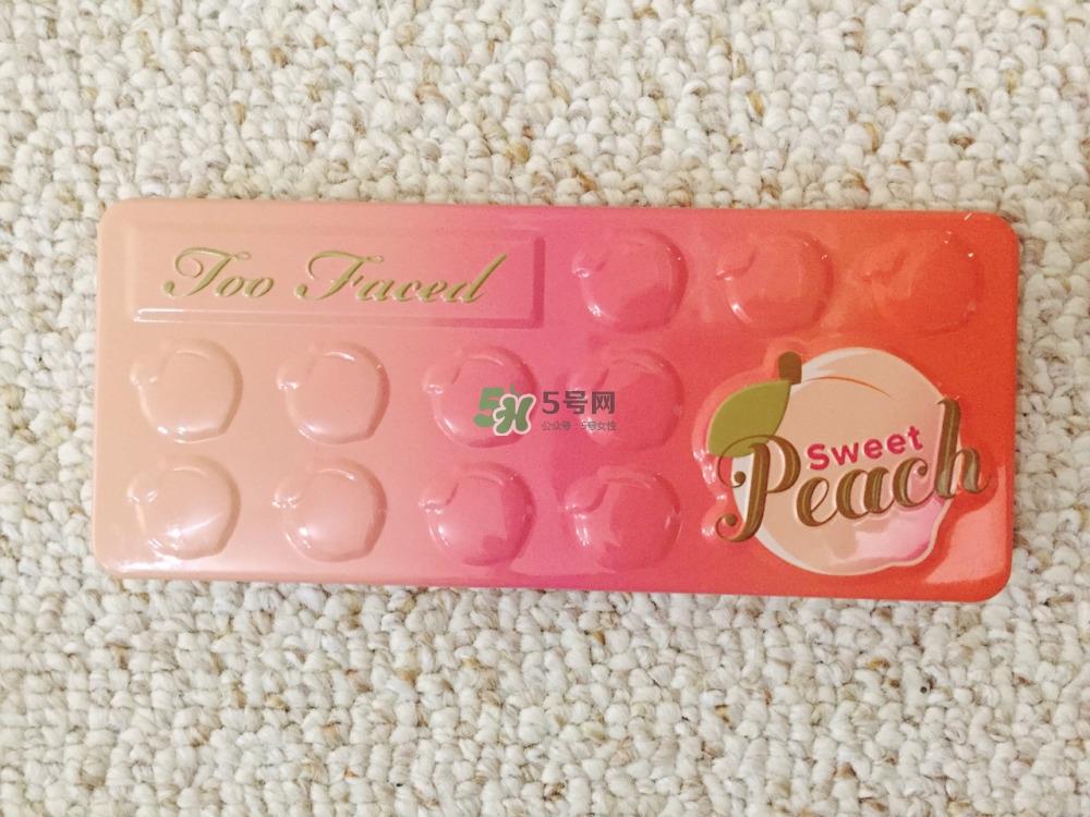 too faced桃子眼影盘色号_too faced桃子眼影盘试色图