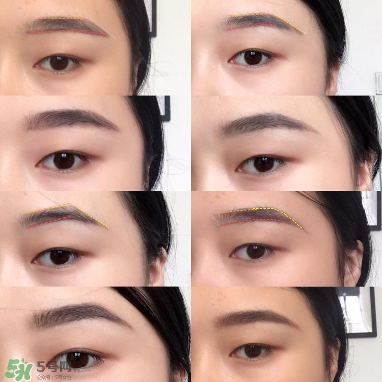 各种眉形的画法图片 不同眉形的画法