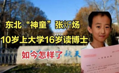 ​10岁上大学16岁读博的神童张炘炀，如今卡里只有几千块