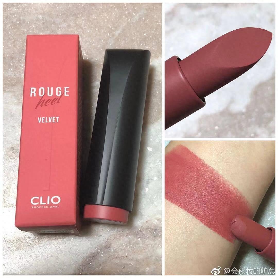 郑秀晶代言clio口红 试色