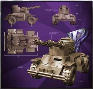 ​红色警戒单位介绍-哒哒哒响不停的盖特坦克