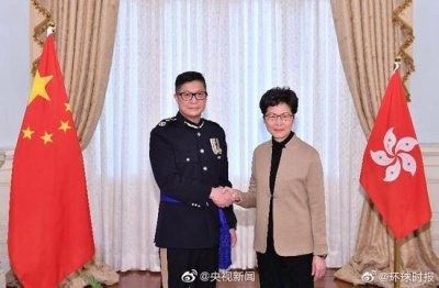 ​香港新任警务处处长：打击暴力 尽快恢复社会秩序