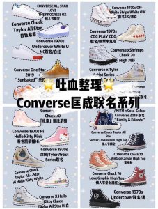 ​25款匡威联名帆布鞋，鞋控必备，匡威女孩绝不认输