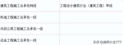 ​广西建筑工程施工总承包特级资质企业概况