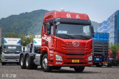 ​解放JH6国六新车：配潍柴400马力，自重不到8吨