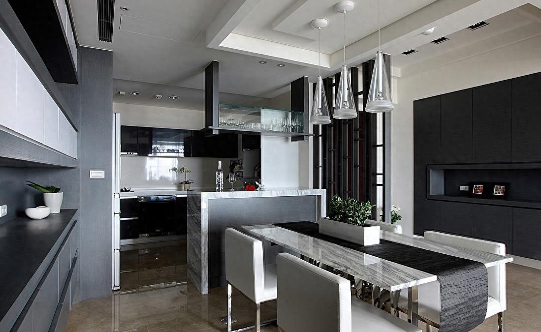 8款厨房与餐厅隔断效果图，让空间更美更实用！