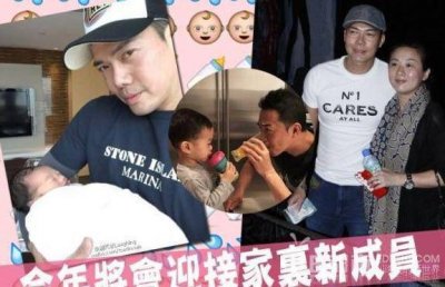 ​51岁谢天华公布二胎孩子性别 一家三口变四口
