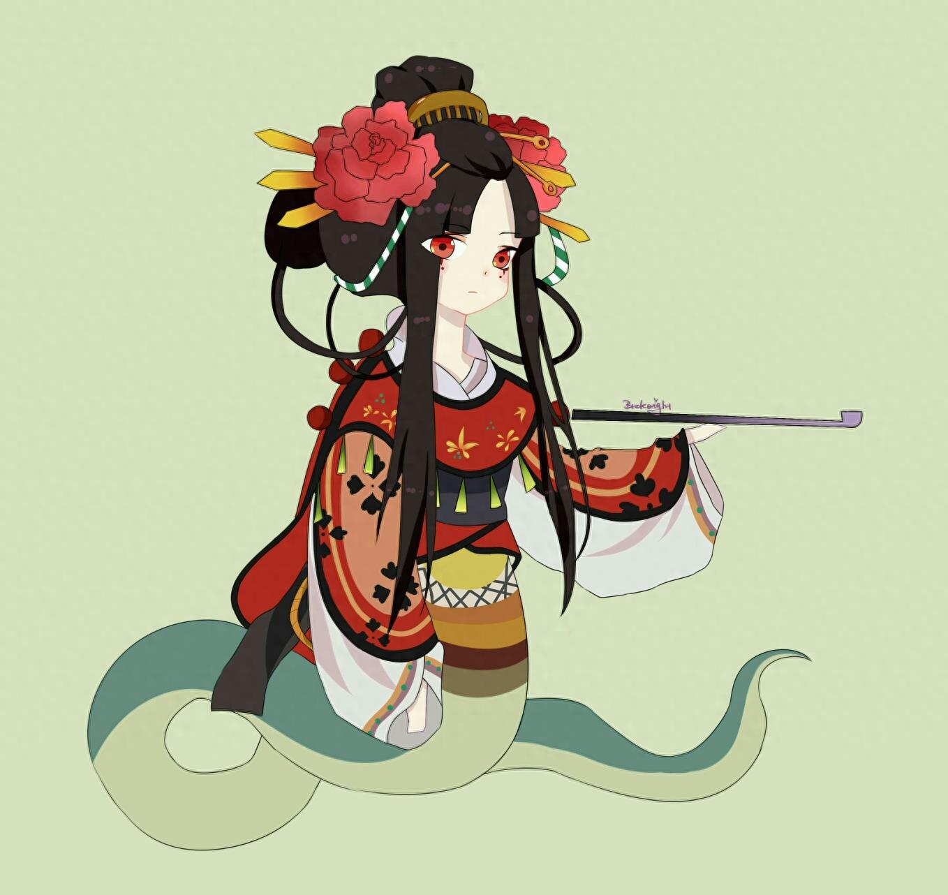 《阴阳师》清姬:仇恨,真是一种很强烈的力量呢