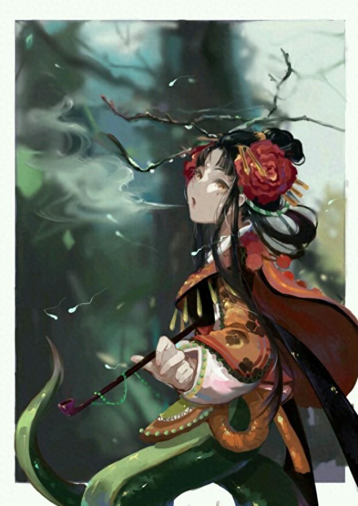 《阴阳师》清姬:仇恨,真是一种很强烈的力量呢