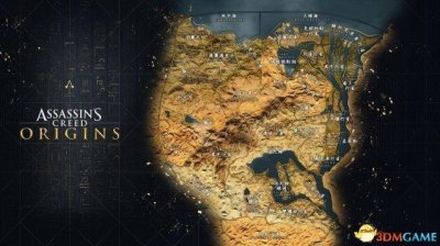 ​刺客信条起源中文版世界地图一览