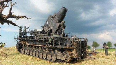 ​为对付法国设计却用在了苏联，二战德国600毫米卡尔臼炮