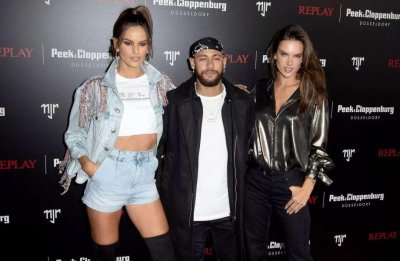 ​175cm的内马尔走红毯，与超模合照，瞬间变成了160cm