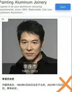 ​“功夫巨星”李连杰去世，享年60岁？向太陈岚回应了