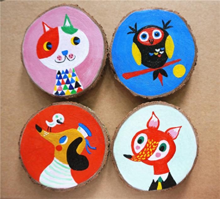 精美手绘石头卡通篇