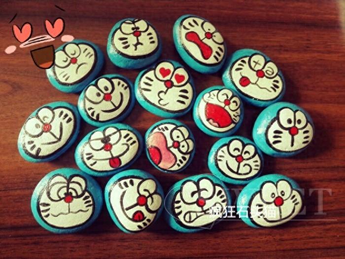 精美手绘石头卡通篇