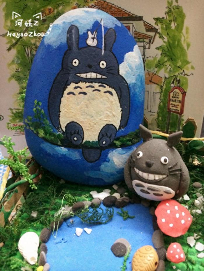 精美手绘石头卡通篇