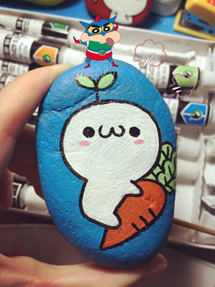 精美手绘石头卡通篇